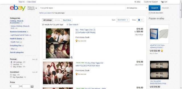 You've got a lot to choose from here. Have fun.